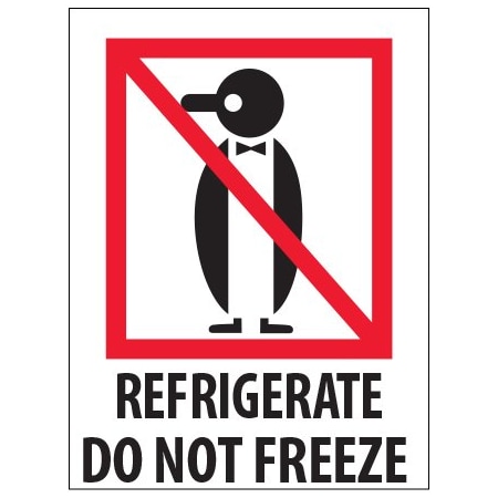 Bsc Preferred 3 x 4'' - ''Do Not Freeze or Refrigerate'' Labels BUY00023912